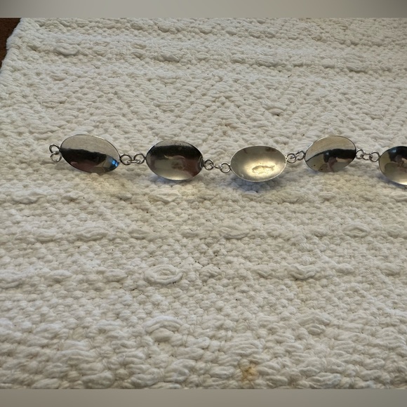 Beautiful onyx and sterling silver bracelet. - Picture 3 of 6